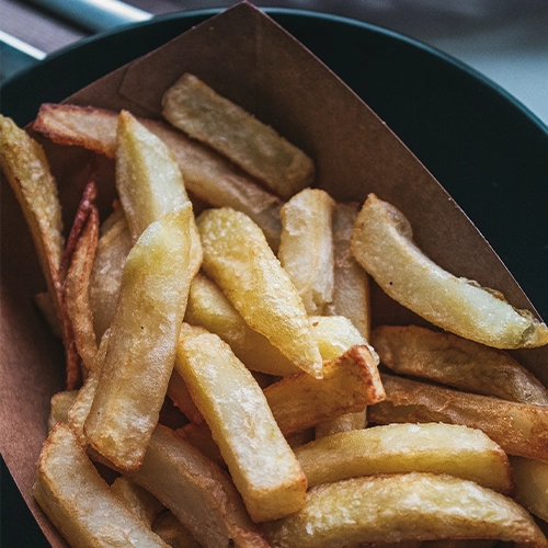 Une portion de frites maison