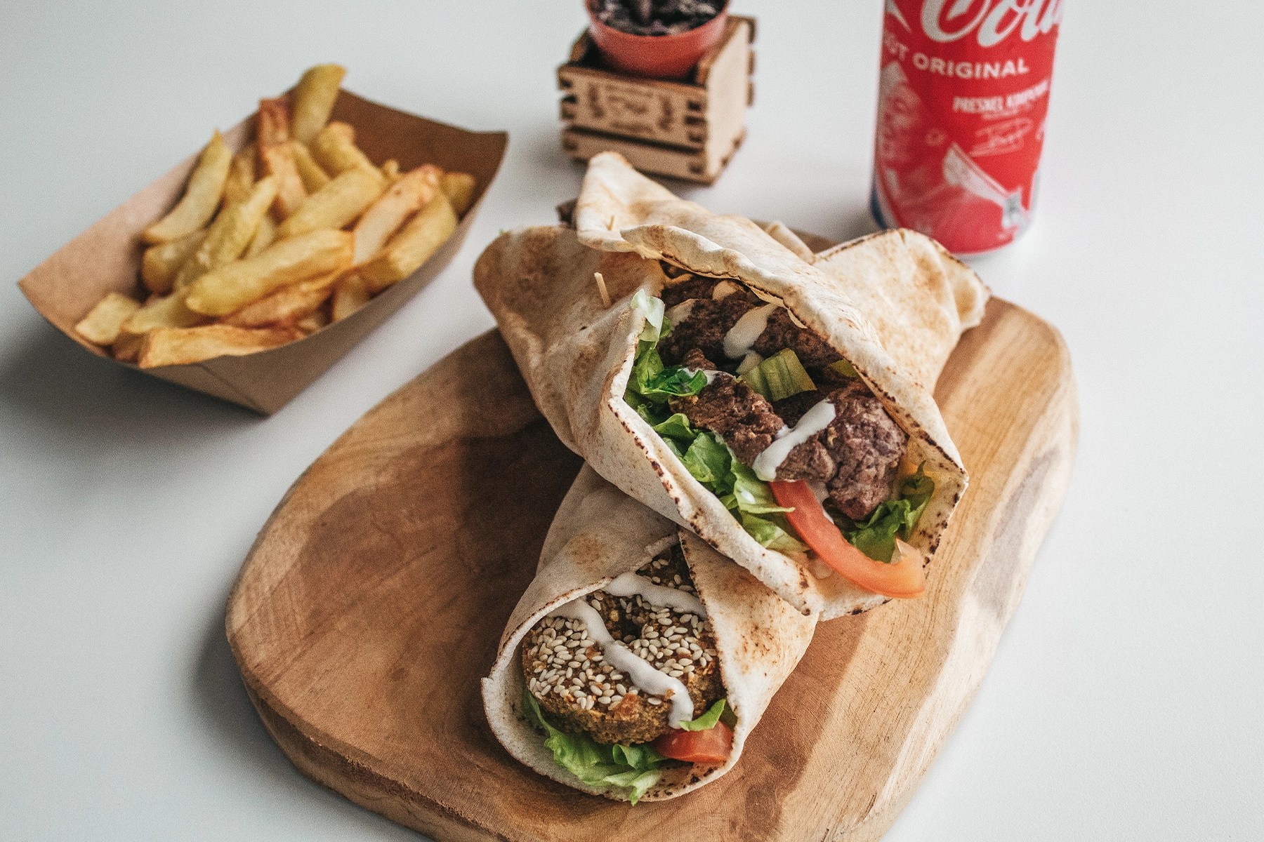 MENU MEZZE WRAP VEGAN